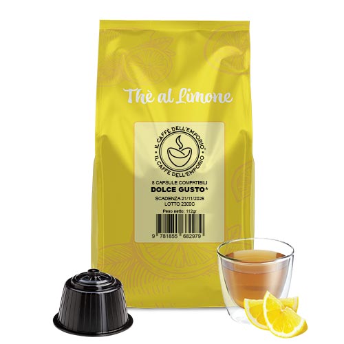 Il Caffè dell'emporio capsule compatibili nescafe dolce gusto bevanda solubile the al limone
