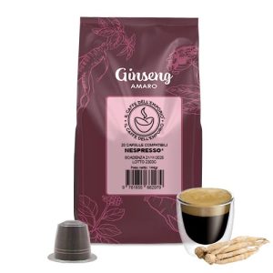 Il Caffè dell'emporio capsule nespresso bevanda solubile ginseng amaro