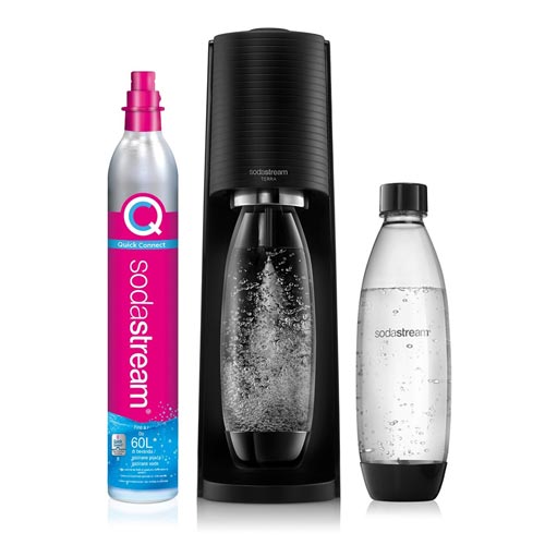 Sodastream terra nera cilindro bottiglia fuse