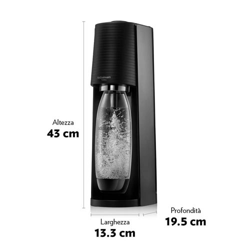 Sodastream terra nera dimensioni