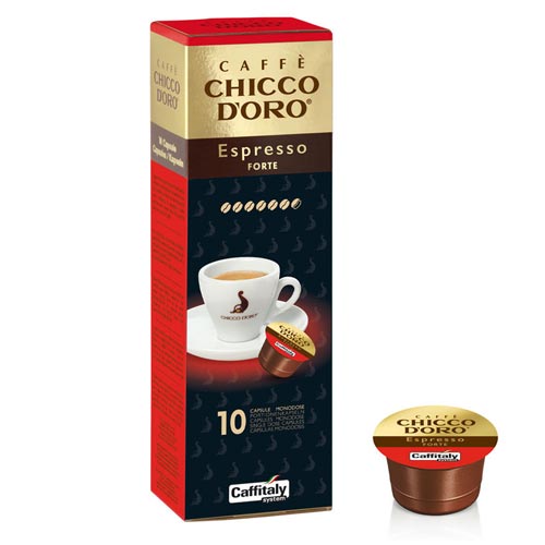 Caffitaly caffè capsule originali chicco oro espresso forte