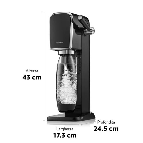 Sodastream art nero dimensioni