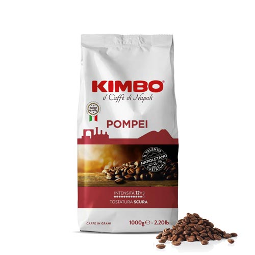 Caffè Kimbo grani pompei tostatura scura