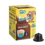 Cuore nero caffè capsule compatibili dolce gusto bevanda cioccolato latte milquik