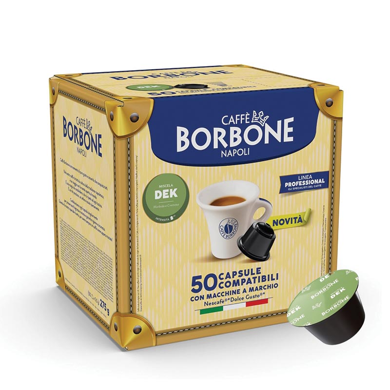 Caffe borbone capsule dolce gusto miscela dek decaffeinato