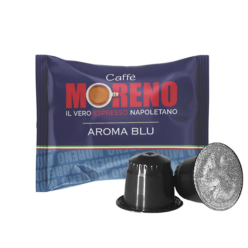 Caffè moreno capsule nespresso aroma blu
